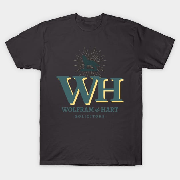 Wolfram & Hart Solicitors T-Shirt by DVL